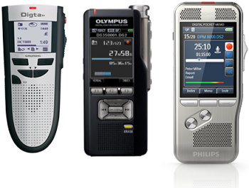 DictaNet digitale Diktiergeräte