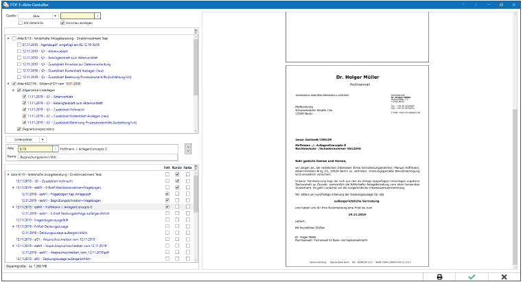 PDF E-Akte Gestalter