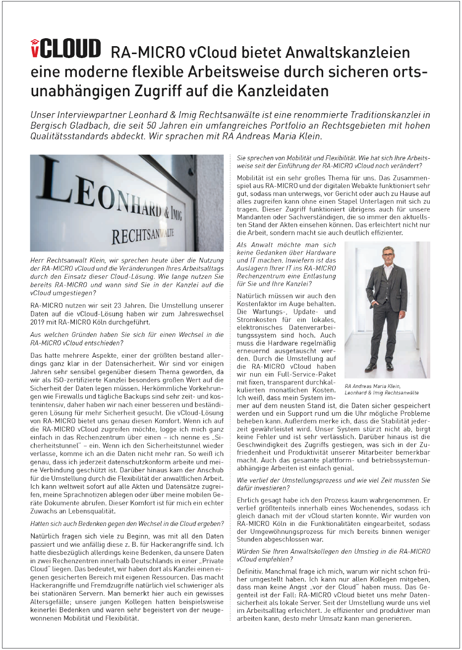 vCloud im Rechenzentrum in der Berufsschule in K�ln