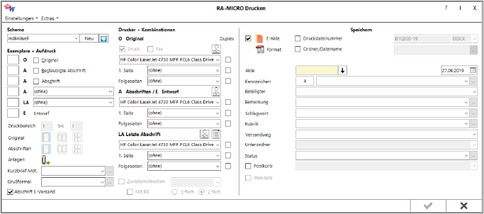 RA-MICRO&nbsp;Word Schnittstelle