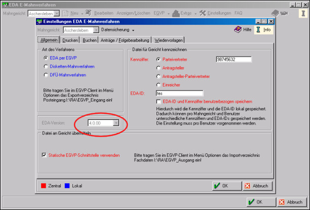 Umstellung RA-MICRO EDA Version 4.0.00