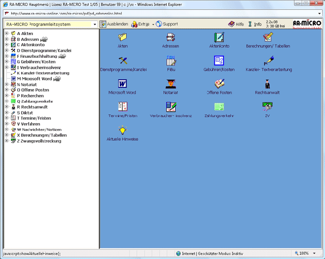 Personal Desktop von RA-MICRO